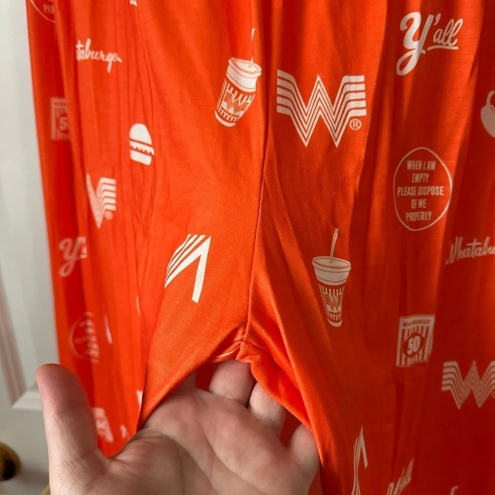 Whataburger Adult PJ's Pajama Set Size 3XL